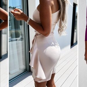 Lilipretty one shoulder dress.